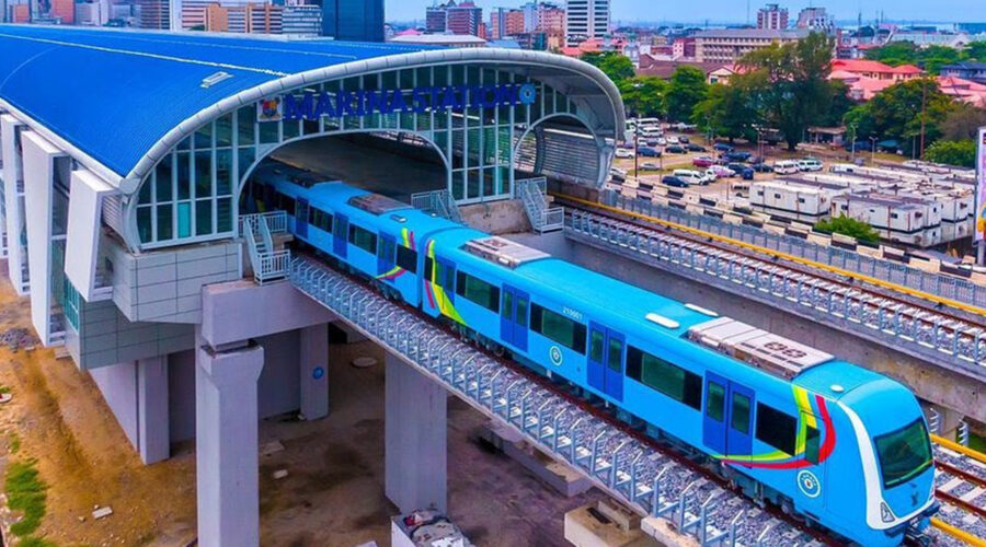 Blue Line rail service Marina Terminal to Mile-2 Station